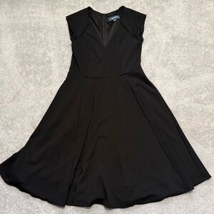Modcloth Elegant Black Midi Dress